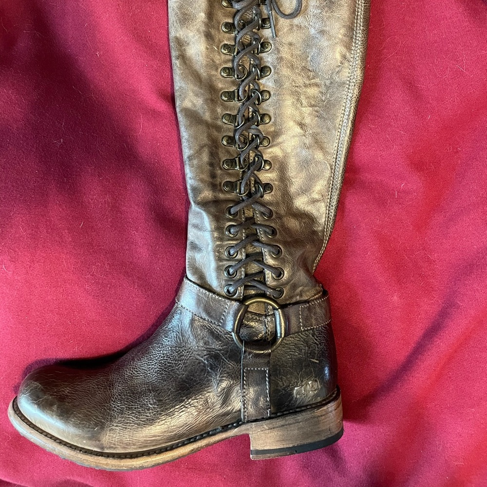 Bed Stu leather knee high boots